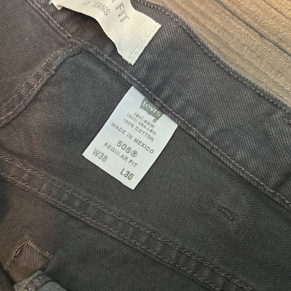 Men’s 505 Regular Fit Gray Levi’s - Picture 13 of 13